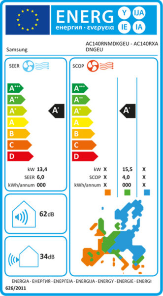 Samsung MSP AC140RNMDKG/EU/X Kanaleinbauklimageräte Set/400V - 13,4 kW