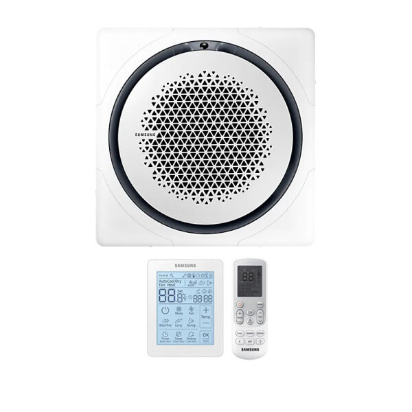 Samsung Wind-Free 360°C AC140RN4PKGEU/X Deckenkassettenklimageräte Set/400V - 13,4 kW