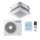 Samsung Wind-Free 4 Wege Mini AC026RNNDKG/EU Deckenkassettenklimageräte Set - 2,60 kW