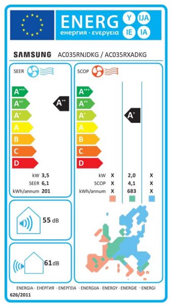 Samsung AC035RNJDKG/X Truhenklimageräte Set - 3,50 kW