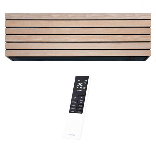 TOSHIBA Daiseikai 10 Wood RAS-B18S4KVDG-E-Wandklimageräte Set - 5,00 kW
