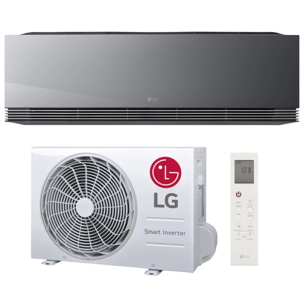 LG ARTCOOL AI Mirror AA18SPNS1 5,0  kW Split-Klimaanlage mit Spiegelglas-Design